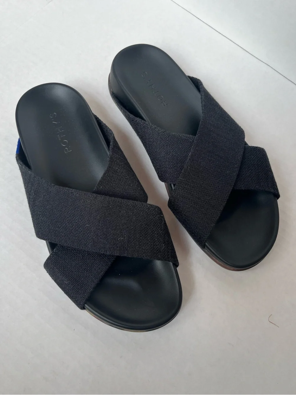 Rothy’s The Weekend Slide Sandal Black